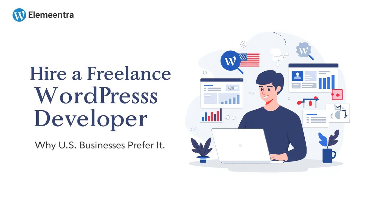 devbakar's tweet image. 🚀 U.S. businesses are choosing freelance WordPress developers for speed, quality & flexibility not agencies.
Here’s why it’s the smarter move 👇
🔗 Read full article: elemeentra.com/why-hire-a-fre…
#WordPress #FreelanceDeveloper #WebDesign #USBusiness #Elemeentra #WebDevelopment