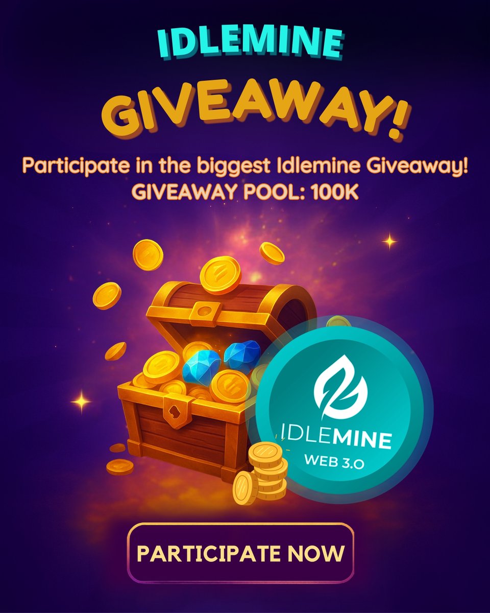 stringidlemine's tweet image. 🎉 Participate in the IDLEMINE GIVEAWAY! 🎉

💎 How to Join:
1️⃣ Buy at least 1 Loot Box in IdleMine
2️⃣ Post your reward screenshot as a review on Google Play Store
3️⃣ Fill out the Google Form to confirm your participation

🔥 So what are you waiting for?
Hurry and join now for a…