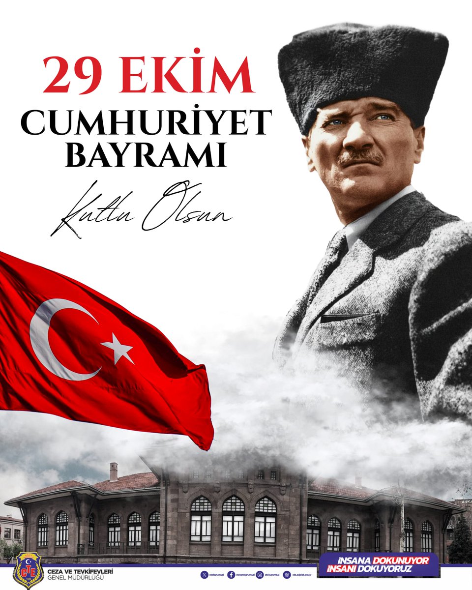Güzel ülkemiz Türkiye'mizin 29 Ekim 1923'te TBMM'de alınan karar ile yeni hükumet şekli olarak Cumhuriyet'e geçişinin 102. yıldönümündeyiz. Bu vesileyle, başta ülkemizin kurucusu Gazi Mustafa Kemal Atatürk olmak üzere emeği geçen herkesi rahmetle, minnetle ve şükranla anıyorum.