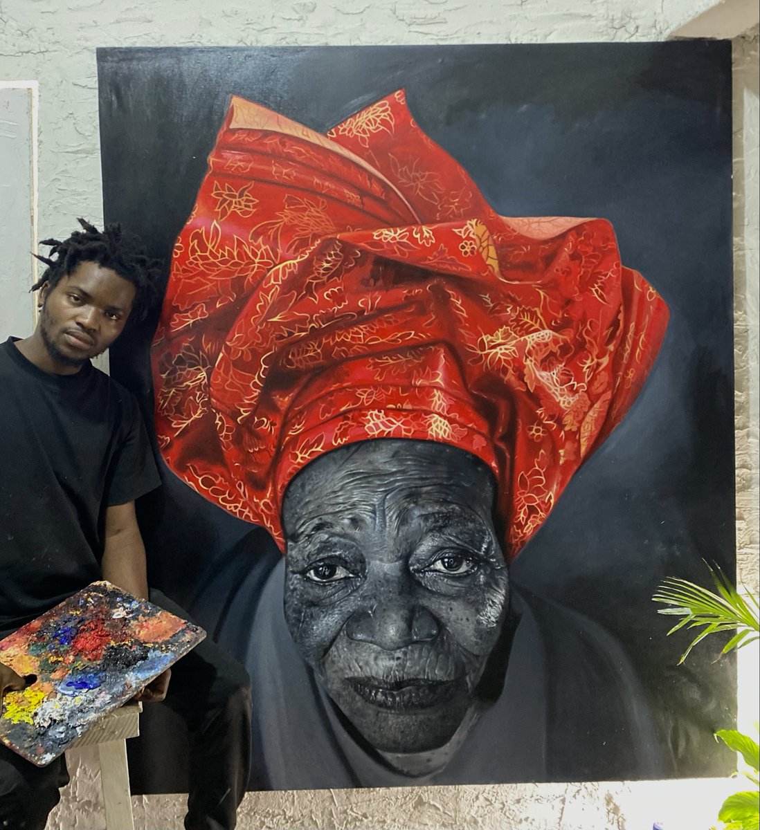 The algorithm finally showed you my art. Let me know what you think of it ❤️🖤💛🤍