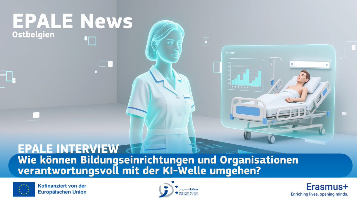 Wie können Bildungseinrichtungen und Organisationen verantwortungsvoll mit der KI-Welle umgehen? 🤖

Im neuen #EPALE-Interview erklärt Isabelle Borremans (VAIA), warum #KI-Kompetenz heute unverzichtbar ist
👉Jetzt  lesen: bit.ly/3X7pApD