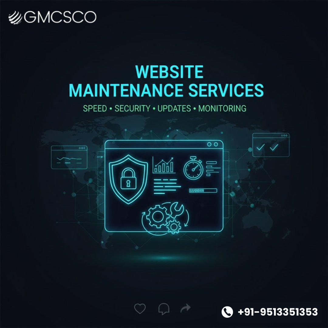 gmcsco's tweet image. Is your website slowing down or facing security issues?

gmcsco.com/website-mainte…

📧 info@gmcsco.com
📲 +91-95133 51353

#WebsiteMaintenance #WebsiteMaintenanceServices #WebsiteSupport #WebsiteSecurity #WebsiteUpdates #WebsiteOptimization #SpeedOptimization #WebsiteFix