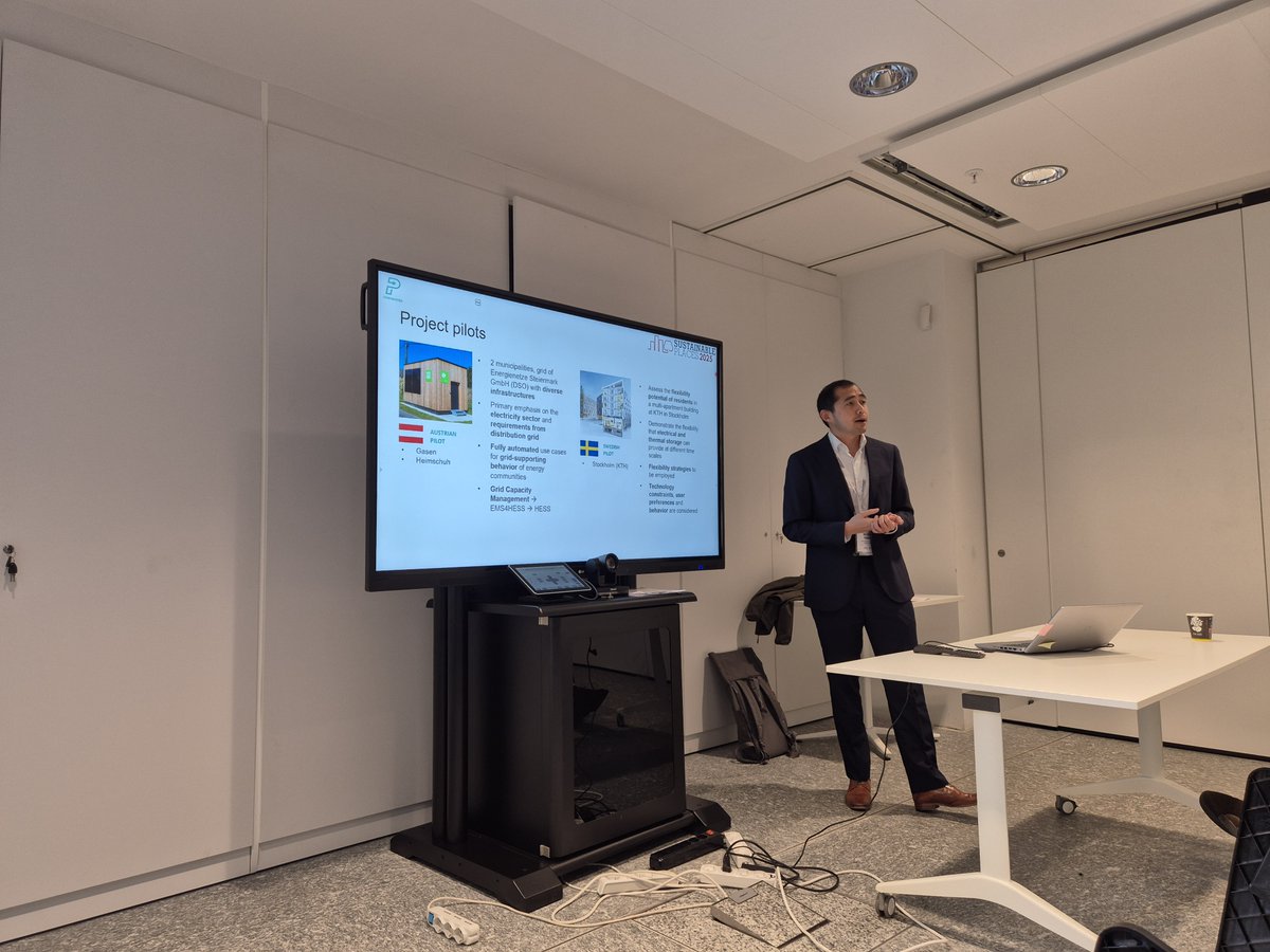 PARMENIDES Project (@parmenides_eu) on Twitter photo #PARMENIDES participated in the Sustainable Places Conference 2025 workshop,โโ๏ธKeep it cool: Clustering workshop on cooling solutions for data centers and other industriesโ
Representing PARMENIDES, Lorenz Ray Payonga (<a href="/KTHuniversity/">KTH Royal Institute of Technology</a> ) presented the projectโs Flexibility Strategy. #PARMENIDES participated in the Sustainable Places Conference 2025 workshop,โโ๏ธKeep it cool: Clustering workshop on cooling solutions for data centers and other industriesโ
Representing PARMENIDES, Lorenz Ray Payonga (<a href="/KTHuniversity/">KTH Royal Institute of Technology</a> ) presented the projectโs Flexibility Strategy.