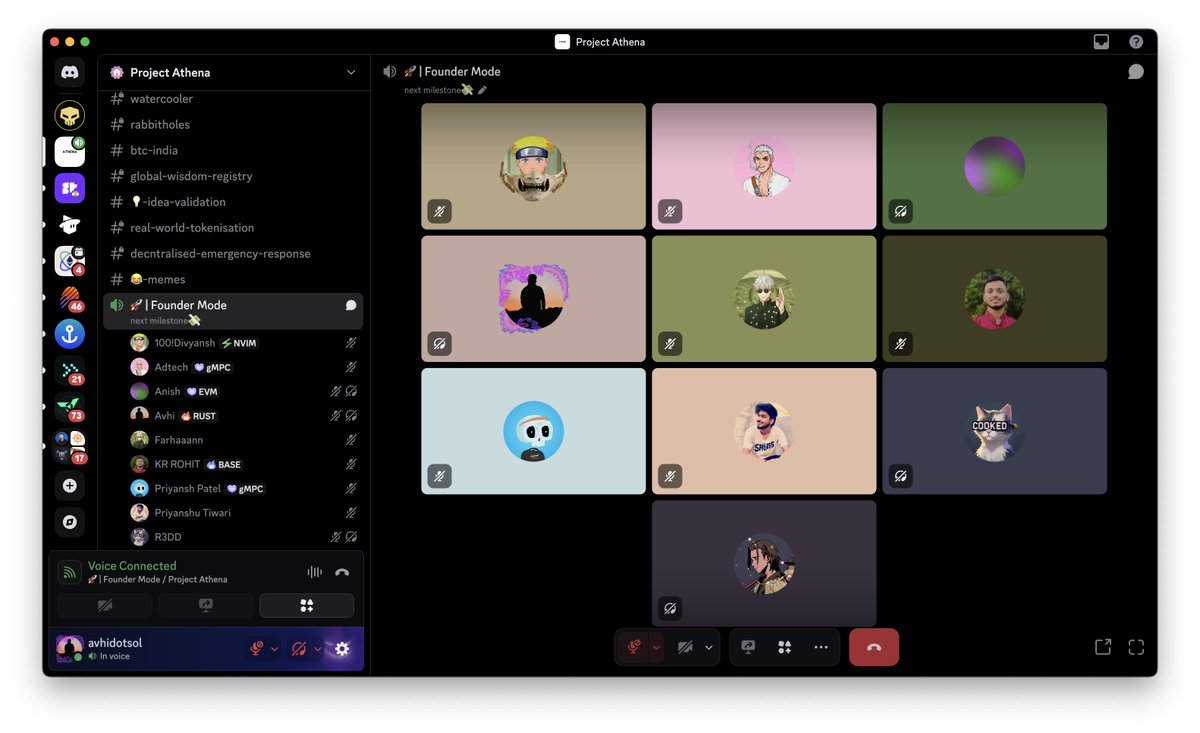 avhidotsol's tweet image. .@athenaf0ss guys never stop grinding. all in founder mode lately.

what’s founder mode? 

it started as a small channel for people who just wanted to study, listen to music, and build. no noise. no pressure. just quiet focus and progress.

now it’s a way of life ~ build, build,…