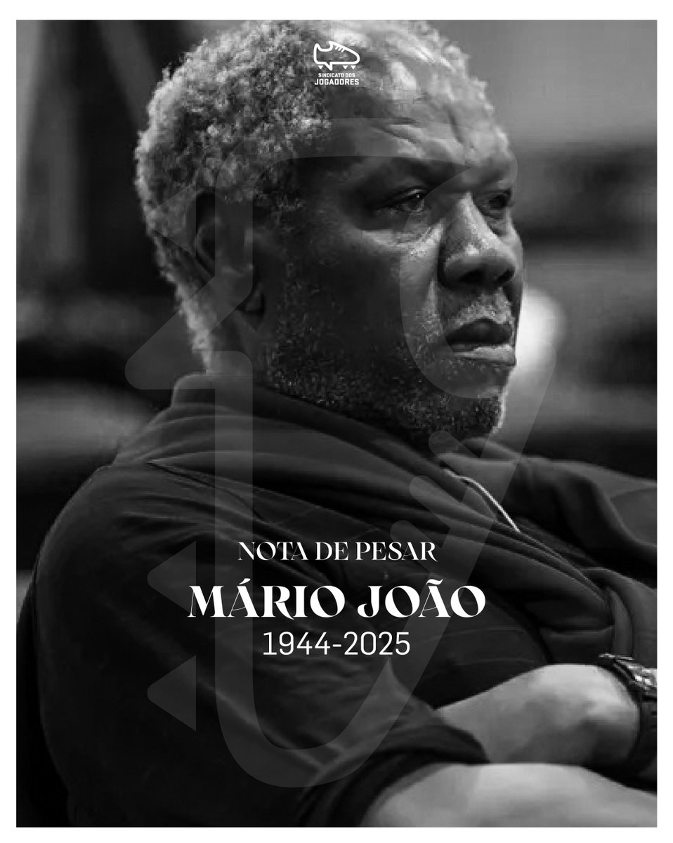 O antigo capitão do <a href="/boavistaoficial/">Boavista FC</a>, Mário João, faleceu aos 81 anos.

Através do presidente <a href="/joaquim_sjpf/">Joaquim Evangelista</a>, endereçamos as mais sentidas condolências aos familiares, amigos, ex-colegas e clubes que representou, pela morte do nosso associado: sjogadores.pt/?pt=news&op=OP…

#MárioJoão