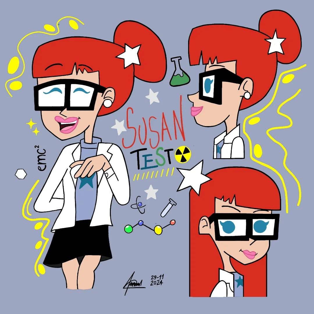 Susan Test ❤️✨🧪
#susantest #CartoonNetwork #cartooncharacter #johnnytest #johnnytestfanart #johnnytestart #CartoonArt