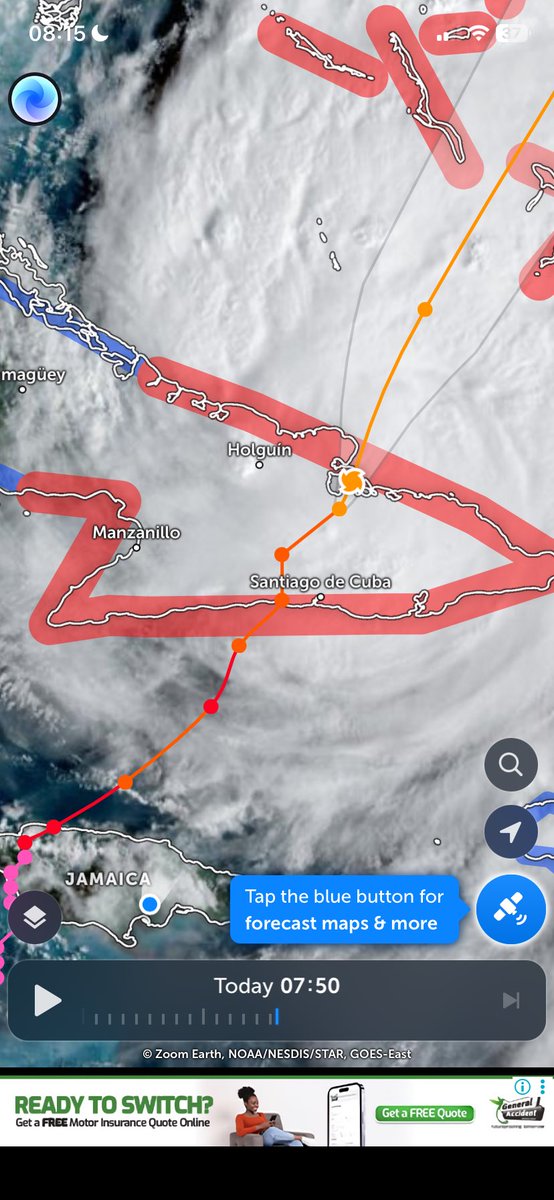 It seems Melissa hit Cuba as a C3 and has gone down to a C2 right now, but remember them in your thoughts as well. I hope the damage has been minimal ❤️