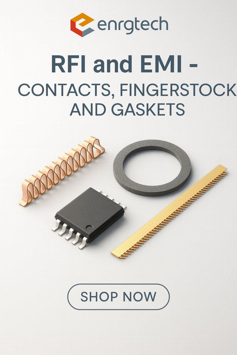 DavidMBlass1's tweet image. Precision Shielding = Reliable Systems.
Upgrade to RFI &amp;amp; EMI Protection Components trusted across critical industries.
 🛍 Shop Now 🔗 bit.ly/43Hihsq
#Enrgtech #EMIShielding #RFISolutions #IndustrialElectronics #Engineers