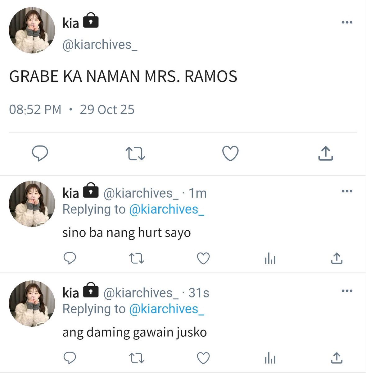 luvrshinyu's tweet photo. 08. may nalaman siguro si prof :(( https://t.co/MlmvI9ULW3