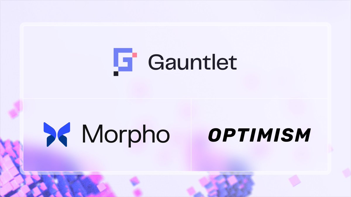 Gauntlet USDC Prime is now live on <a href="/Optimism/">Optimism</a>'s OP Mainnet

- OP incentives are flowing
- Highly liquid collateral markets (wstETH, WETH, WBTC)

When <a href="/MorphoLabs/">Morpho 🦋</a> expands to a new L2, Gauntlet-curated vaults are not far behind.