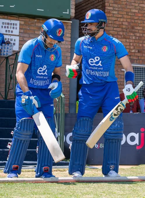 Afghanistan finishes at 180/6 in the first T20I against Zimbabwe.

📸: ACB

#ZIMvsAFG