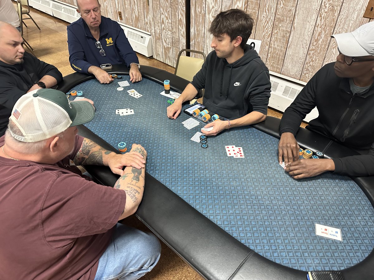 theoverlaypod's tweet photo. 🎉 Charity Poker TODAY — Wed, Oct 29
📍 Wheaton Elks @ 4PM
♧ $180 Big Stack (30K+20K max stack)
💸 $1-2 NLH @ 4PM / $2-3 NLH @ 6PM
🔥 Bonus Hours 4–6PM &amp; 11PM–1AM
📲 Text 630-901-9797 to save your seat!
#ccgpoker #poker #charitypoker https://t.co/4kFueyHzwq