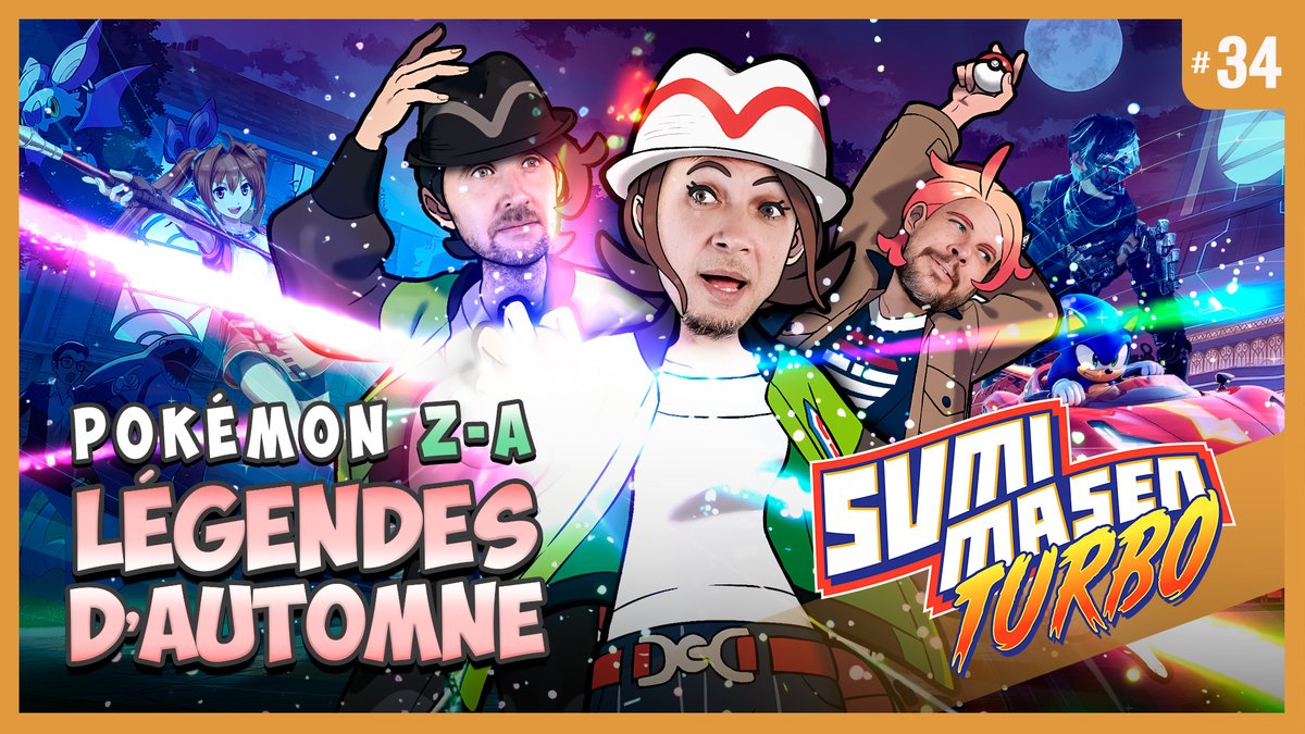 SumimasenTurbo's tweet image. Retour au studio pour SUMIMASEN TURBO. Avec un programme monstrueux pour Halloween ! 🎃

🥖 Légendes Pokémon Z-A, une Légende ?
🐉 Ninja Gaiden 4, le retour
💯 Trails in the Sky 1st Chapter, déjà GOATé
🦔 Sonic Racing CrossWorlds, #1

▶️ youtube.com/watch?v=_ED1EA…