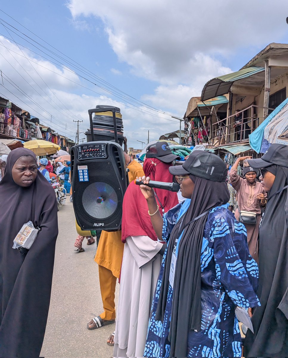 OkeneTechhub's tweet photo. On Saturday, we took our Cyber Awareness Outreach to Okene Market.

The response was amazing! People listened, asked questions, and even shared their own stories.

Step by step, we’re helping our community stay sharp &amp; cyber-aware.

More pictures &amp; highlights loading. Stay tuned! https://t.co/bv3uoimOws