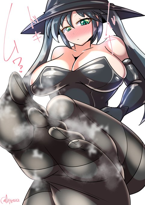 「何…?足裏なんて…何がしたいの…?///」 ムレムレ黒タイツ五十鈴さん(ˇωˇ) 進水日おめでとう!(連続2061日目 #艦これ版真剣お絵描き60分一本勝負_20251029 #艦これ版深夜の真剣お絵描き60分一本勝負 #10000日チャレンジ #めび環んどろ #五十鈴進水日