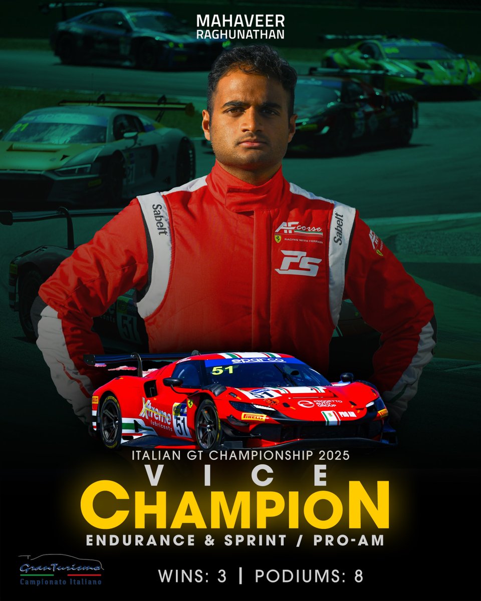 2025 Italian GT Vice Champions🏆✅  @cigranturismo 

My best and most successful year comes to an end😍

3 wins , 8 podiums and a lots of great battles ,takeaways and memories 
from this amazing season