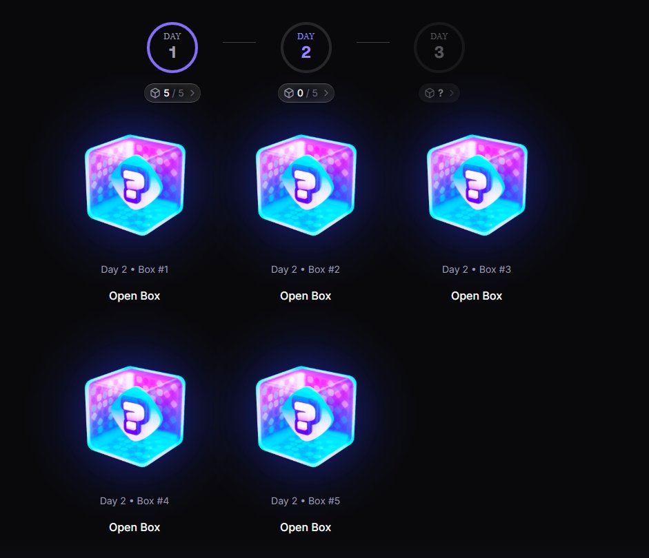 day 2 opening the box letsgo!