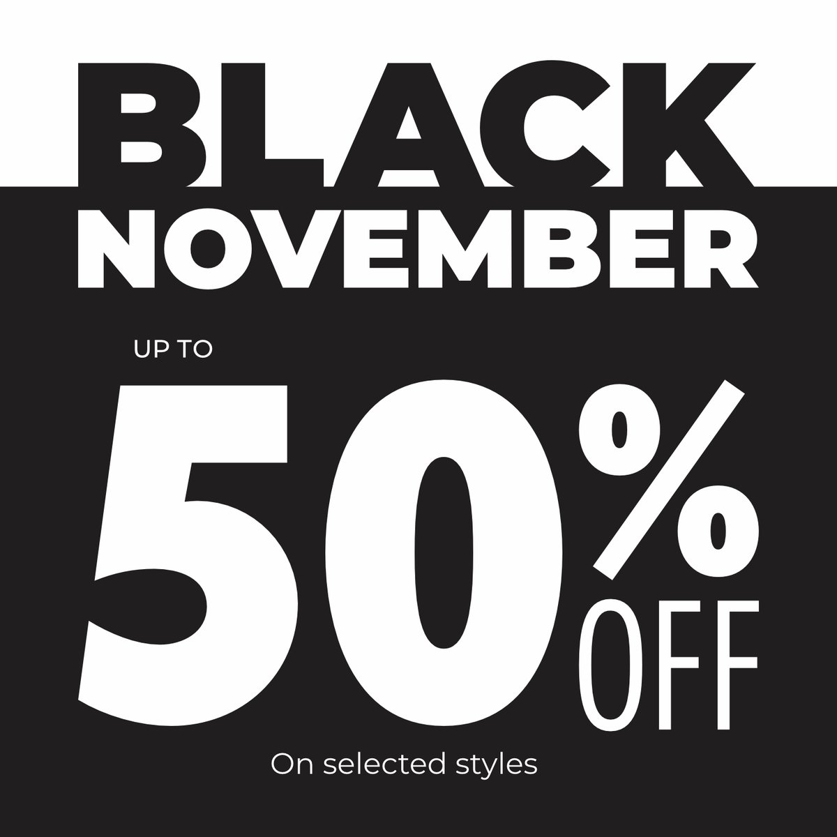 Your feet will thank you. Your wallet will too 😉Up to 50% off at Bata this Black November!
#batakenya #blacknovember #batashoes #bataproducts #discount #offer #sale #blackmonth