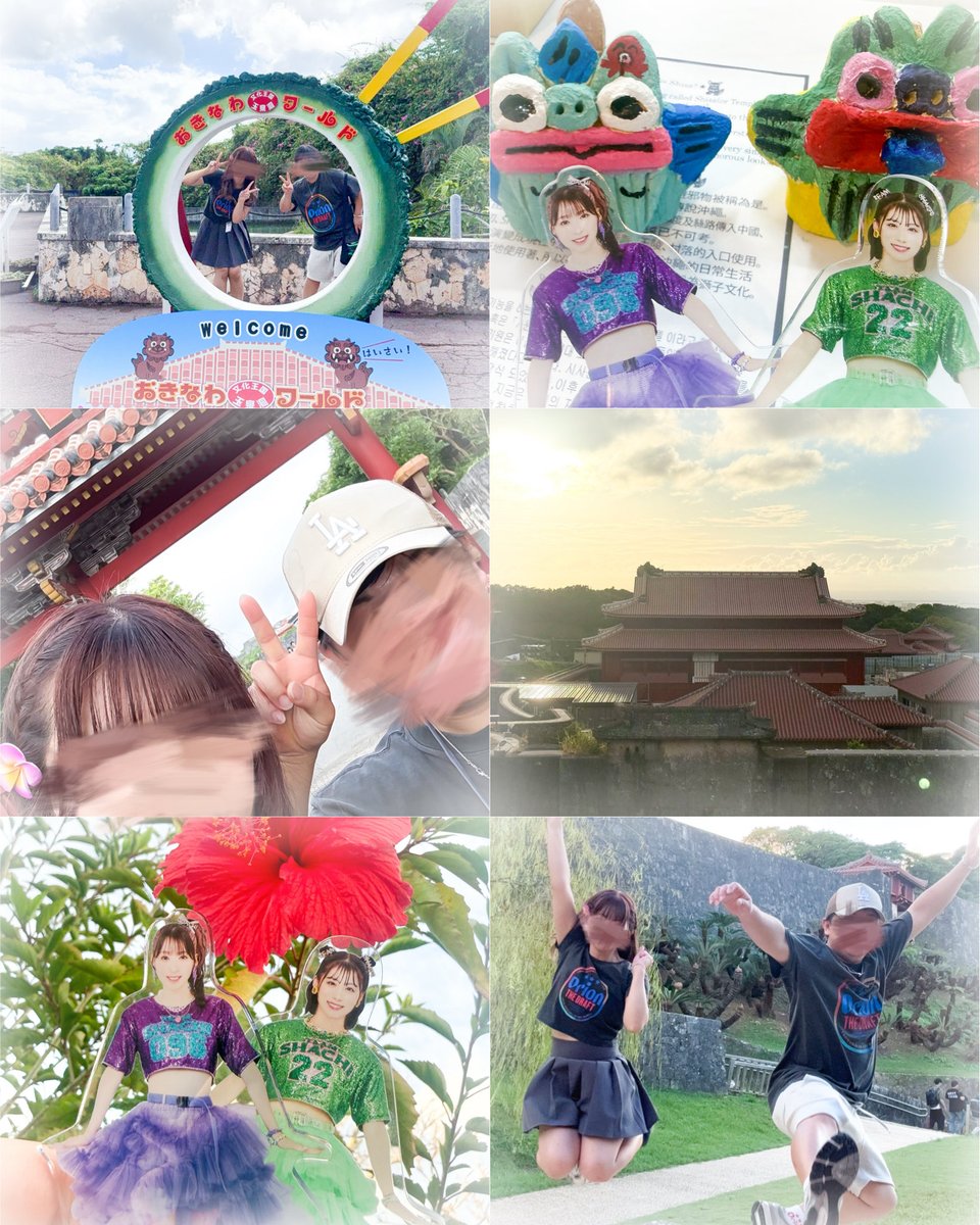 YunA_COSmin's tweet photo. 沖縄本当に楽しかった🌺🌴
1番の思い出はもちろんビンゴ大会🏆
美味しいものいっぱい食べれて幸せだった𓌉◯𓇋 
幸せな時間をありがとうございました💜ྀི
#TEAMSHACHI
#シャチめんそーれ https://t.co/vmTvqDqzdi