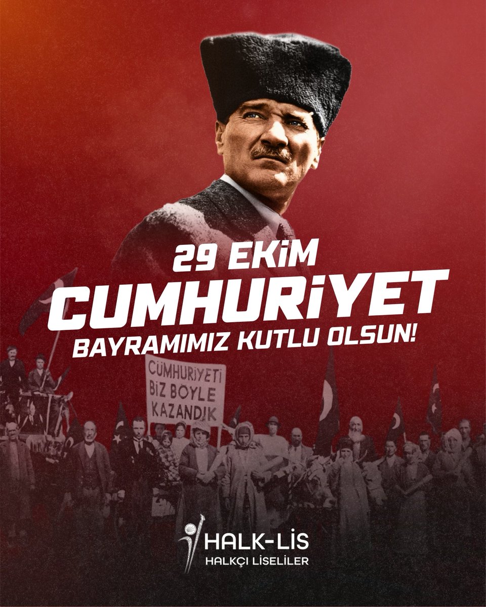 Cumhuriyet Bayramı, Bir Kişinin Değil, Bir Halkın Bayramıdır.

Cumhuriyetimizin 102. yılında, Atatürk’ün açtığı aydınlık yolda kararlılıkla ilerliyoruz. 29 Ekim Cumhuriyet Bayramımız kutlu olsun.