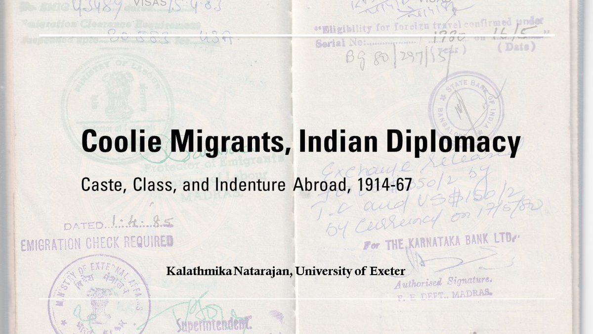 Looking forward to talking about my upcoming book as part of the Cambridge World History Seminar. Tomorrow at 5 pm at Gonville and Caius College - if you're in Cambridge, please do join us! hist.cam.ac.uk/event-series/w…