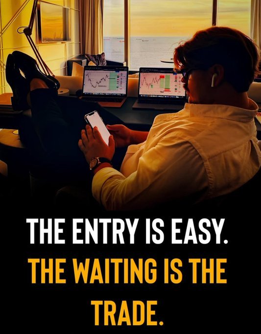DenizTheTrader's tweet photo. Patience = Profits
Agree or disagree? 👇 https://t.co/7bNcOS2Glz