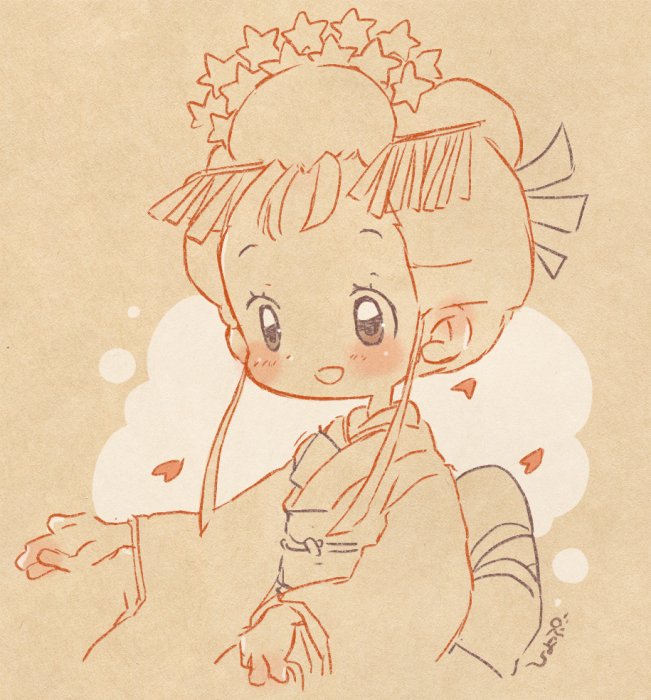 「くえすちょん～ #和服の日」|ひよぷこのイラスト