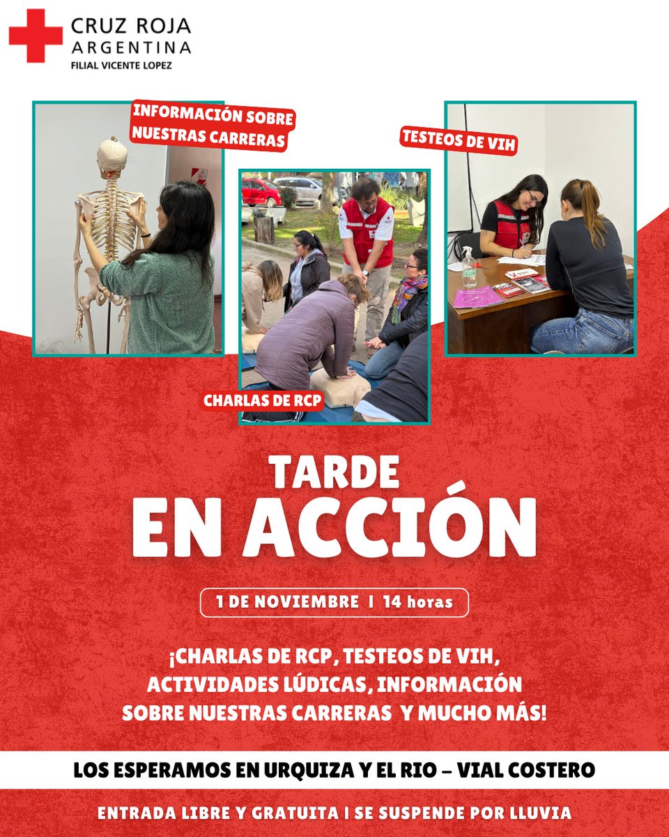 Cruz Roja Argentina Filial Vicente López tweet media