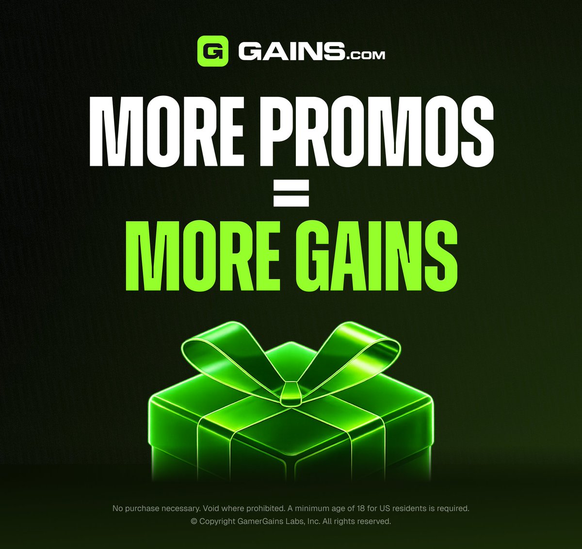 Gains.com tweet media