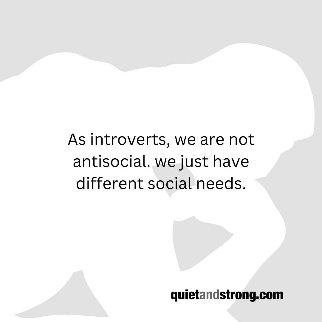 quietandstrong's tweet image. As introverts, we are not antisocial. we just have different social needs.

#introvert #introverts #introvertlife