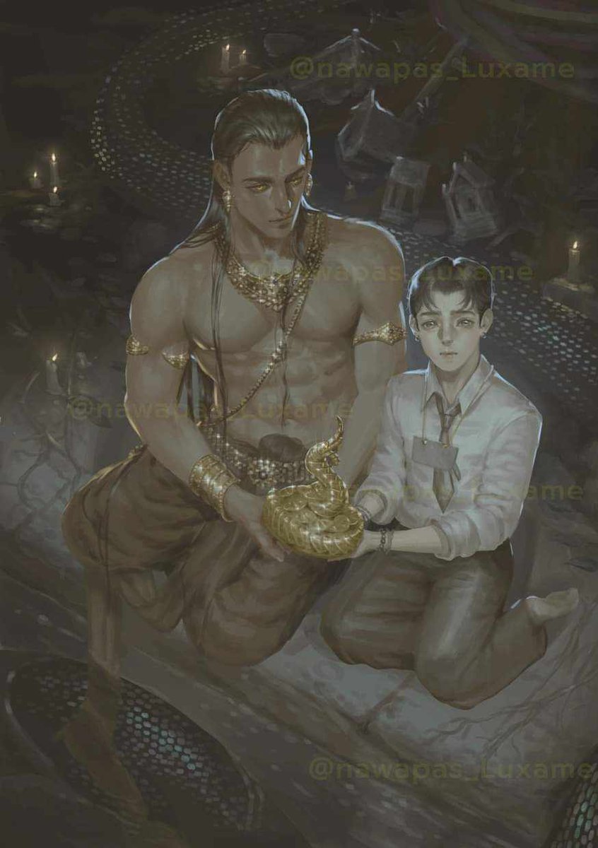 #เสี่ยงแนนจ้าวคุ้ง
ด้วยคำขอกับนาคาผู้สถิตในลำน้ำ ณ หมู่บ้านลับแลอันเต็มไปด้วยพิธีกรรมแห่งวิปริต นำพาให้ 'มิ่งแนน' กลับไปยังหมู่บ้านนั้นอีกครั้ง พิธีเสี่ยงสายแนน เหมือนกับหมายคาดหัวเขาไว้แล้วแต่ต้นเริ่ม

readawrite.com/a/3b59826ec0e7…

✨ #แนะนำนิยายวาย