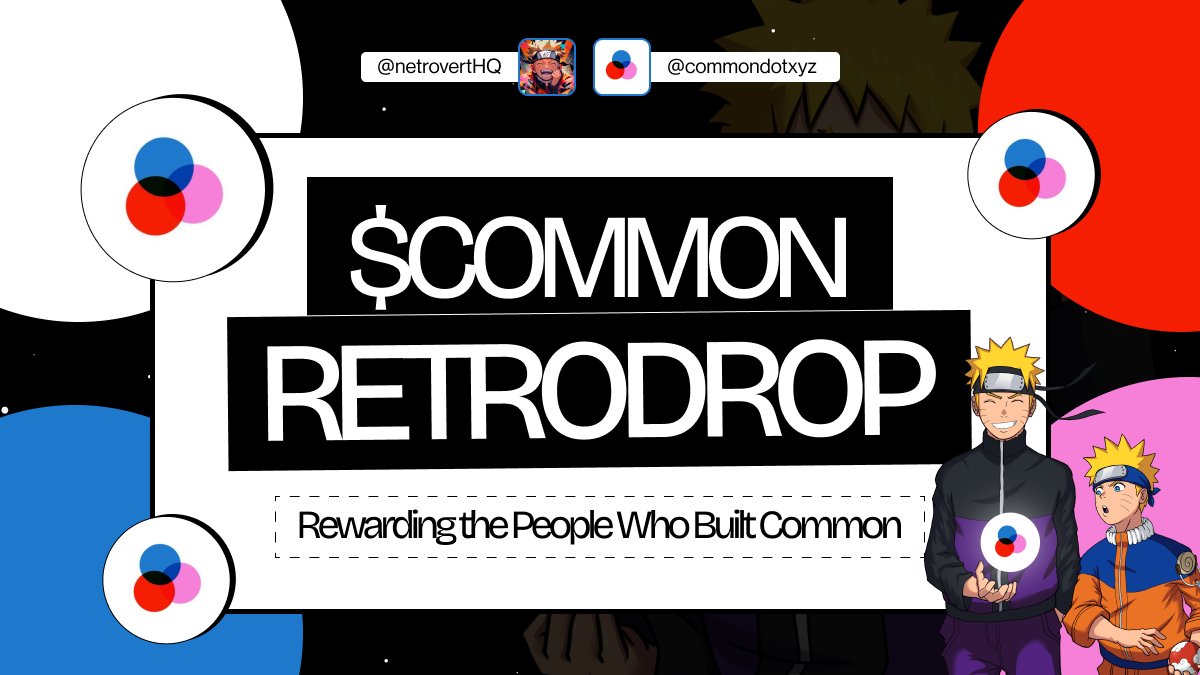 gCreative!

i created this design for Netrovert's long-form post on <a href="/commondotxyz/">Common</a>'s unique airdrop, which will primarily serve as a form of recognition and reward for those who have truly contributed to Common.

more details in the quoted post.