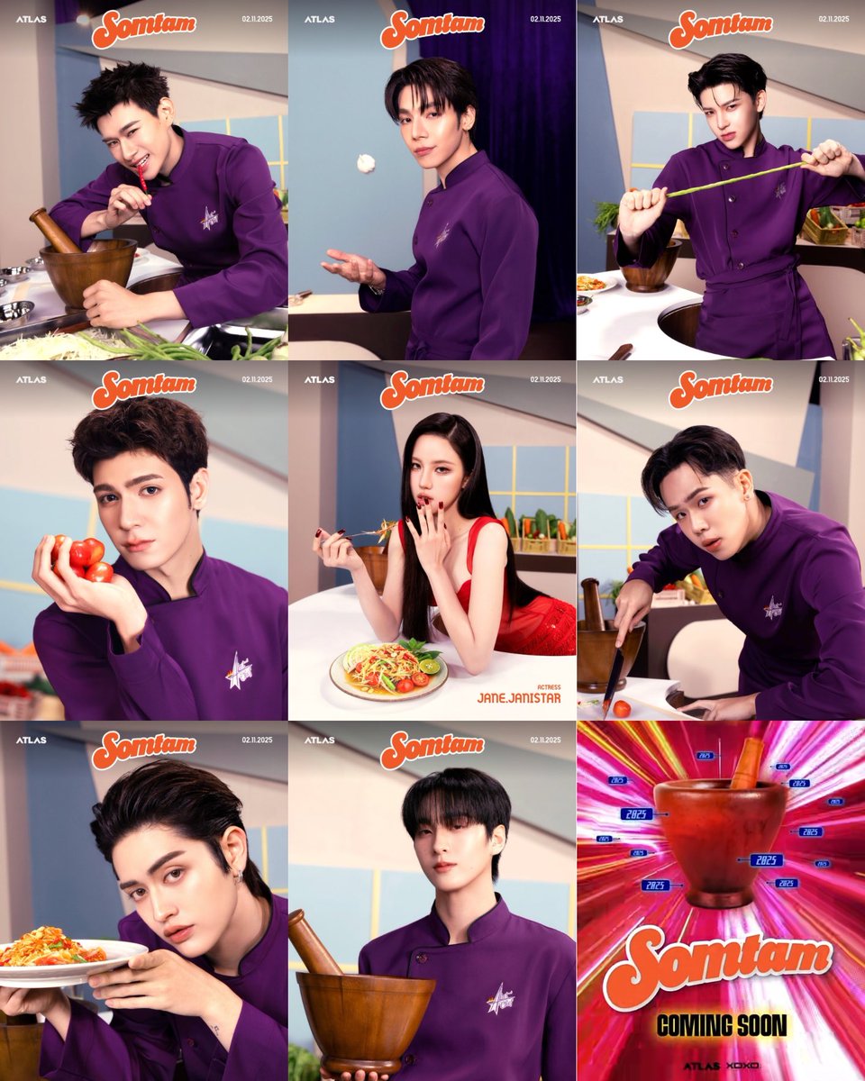 muonmumu's tweet image. กุให้เลยคัมแบคนี้แอทลาสเป็นเชฟบ้ะคุณชายตำระเบิด เสิร์ฟส้มตำแบบโอมากาเสะร้านมิชลิน มาหมดไหครกพริกมะเขือเทศอหโคตรจะTPOPอะ5555555555555555555

#ATLAS_TH #ATLASth 
#ATLAS_SOMTAMKeyVisual