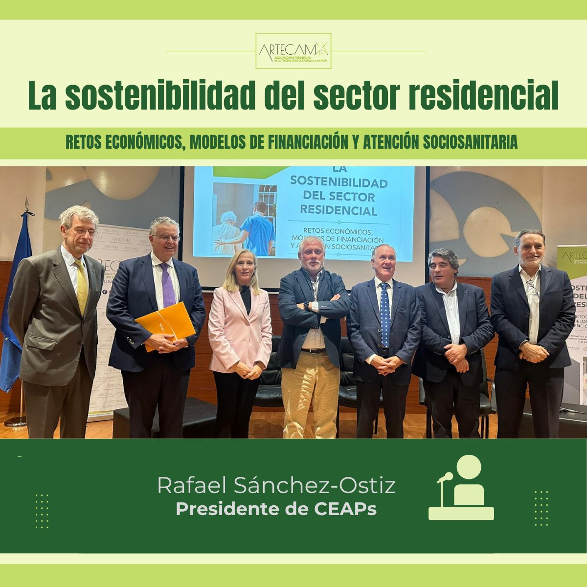 Cerramos la jornada 'La sostenibilidad del sector residencial: retos económicos, modelos de financiación y atención sociosanitaria' con un gran éxito de público. Muchas gracias a todos los que habéis participado, asistido y apoyado en esta jornada que hemos celebrado en #Toledo