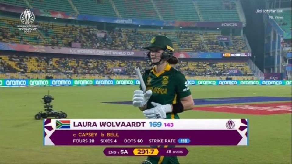 Sibu_Excel's tweet image. Give Proteas Women cricket captain LAURA WOLVAARDT her  💐  what a performance from her. South Africa posted 319 runs and now they need to defend the score.

#ENGvsRSA