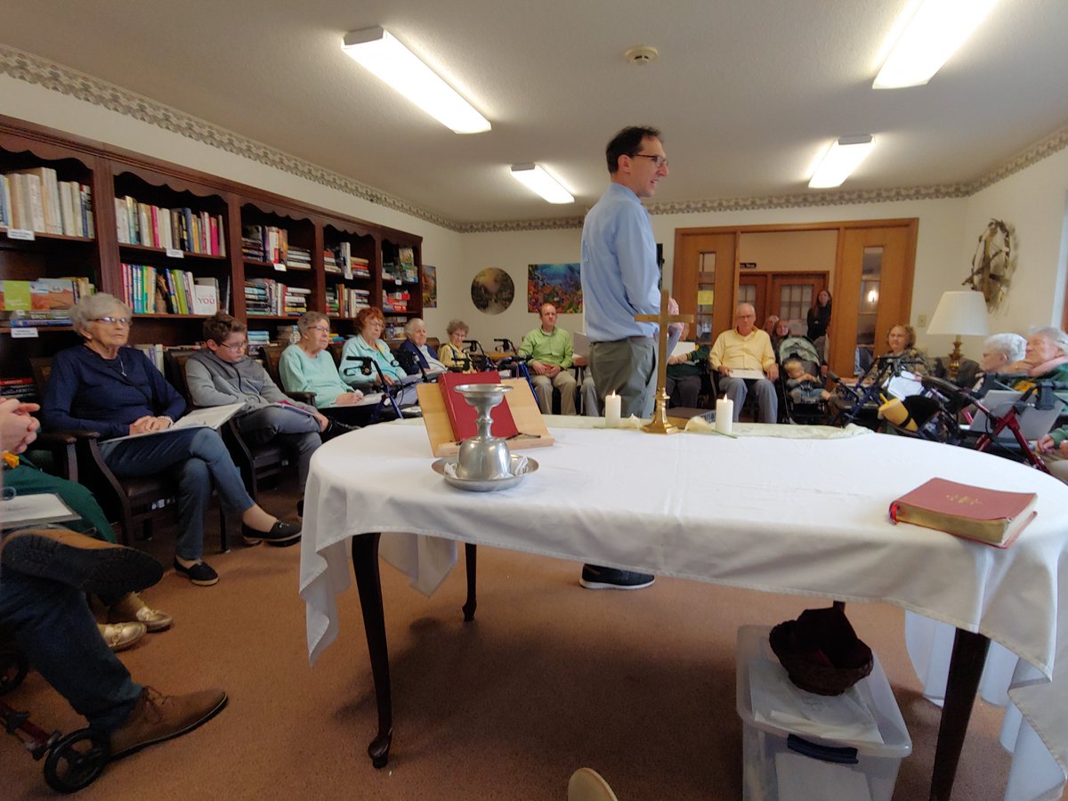 I had an incredible experience preaching in an assisted living facility in Wisconsin this past week.