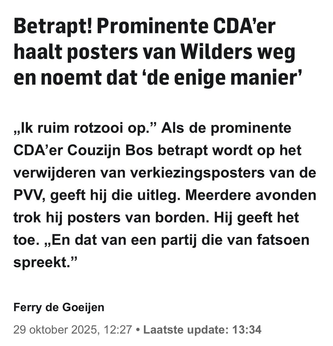 irudy1's tweet image. Zeg, @HenriBontenbal en @cdavandaag, dit is dus het “fatsoen” binnen jullie partij. Lekker bezig met jullie leugenachtige gedrag.