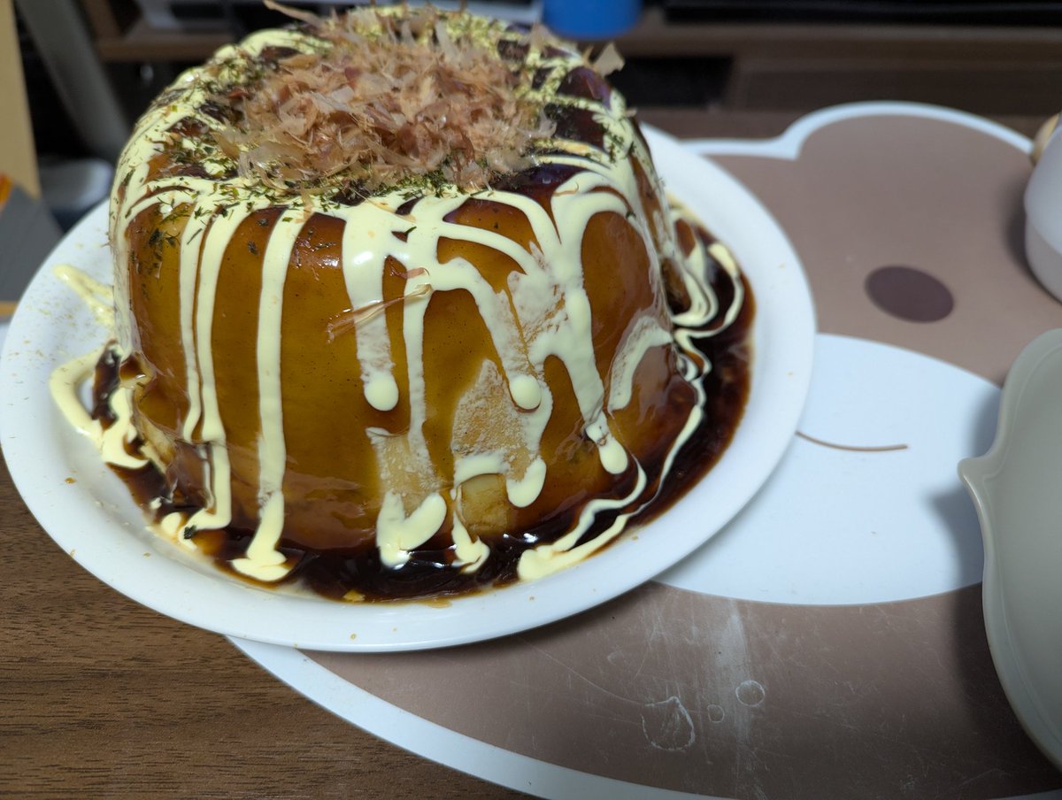 奥さん特製の炊飯器たこ焼き🐙