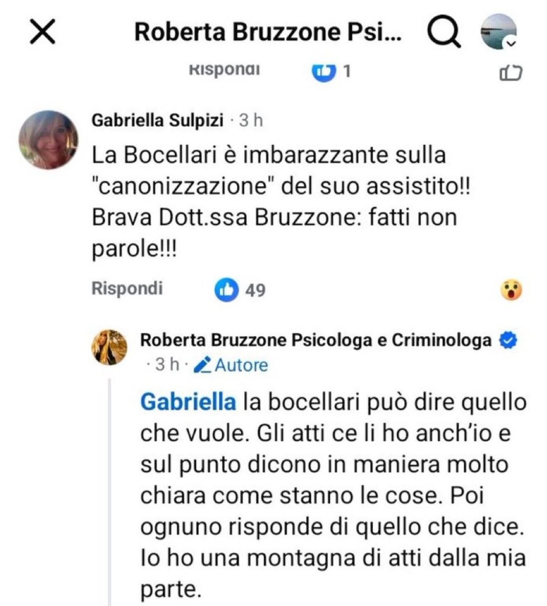 Quindi la Bruzzone ha a disposizione gli stessi atti della Boccellari?
Ma oltretutto... Mi sembra evidente che ha letto solo le parti che avvalorano la sua tesi.... (se le ha lette🤣) #Garlasco