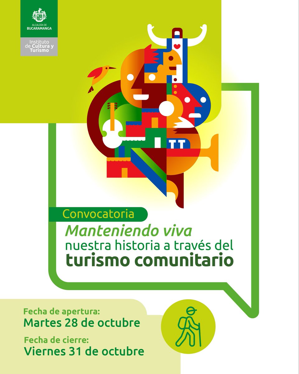 👉🏽¡Abrimos una nueva convocatoria!‼️

“Manteniendo viva nuestra historia a través del turismo comunitario”, tiene como objetivo fortalecer la oferta turística, la promoción de destino y la productividad del sector. 🤩👏🏽

Podrán participar grupos sociales, colectivos, personas
