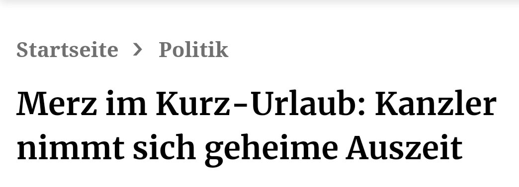 "Wir alle werden ärmer" - #Merz gönnt sich Gehaltserhöhung
"Die Deutschen arbeiten zu wenig" - #Merz gönnt sich Sonderurlaub

Das nennt sich Wasser predigen und Wein trinken.
/PM