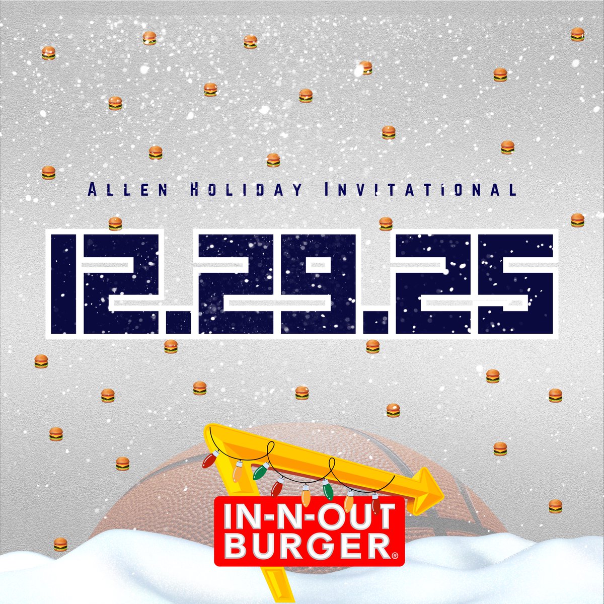 🥶 y’all feel that cold front? Us too. 

Save the date ➡️𝟷𝟸.𝟸𝟿.𝟸𝟻 𝗧𝗵𝗲 𝗺𝗼𝘀𝘁 𝘄𝗼𝗻𝗱𝗲𝗿𝗳𝘂𝗹 𝘁𝗶𝗺𝗲 𝗼𝗳 𝘆𝗲𝗮𝗿 😁🔜 

🍔 x 🏀