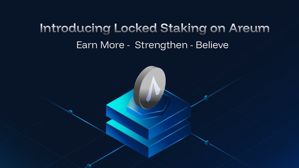 areum_global's tweet photo. Introducing Locked Staking on Areum 

Stake your $AREA for fixed durations and earn higher rewards.
More commitment, more trust , and in return, more rewards - simple as that

Start staking now:  https://t.co/RGgsPMfprS
Full details: https://t.co/4Bene8gCu7

#AreumGlobal $AREA #CryptoStaking #Layer1