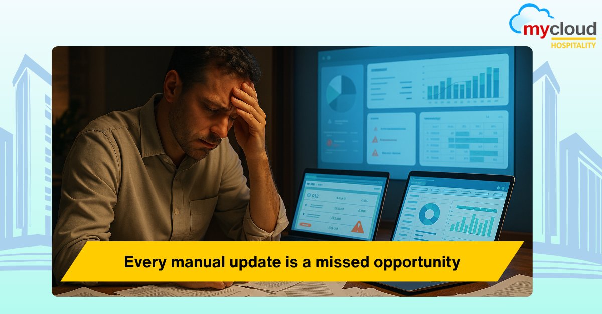 MycloudPMS's tweet image. 💸 𝗠𝗮𝗻𝘂𝗮𝗹 𝗿𝗮𝘁𝗲 &amp;amp; 𝗶𝗻𝘃𝗲𝗻𝘁𝗼𝗿𝘆 𝘂𝗽𝗱𝗮𝘁𝗲𝘀 = 𝗺𝗶𝘀𝘀𝗲𝗱 𝗿𝗲𝘃𝗲𝗻𝘂𝗲.

One delay. One mismatch. And suddenly you’re dealing with overbookings or empty rooms.

With @MycloudPMS , 𝗲𝘃𝗲𝗿𝘆 𝗢𝗧𝗔 &amp;amp; 𝗰𝗵𝗮𝗻𝗻𝗲𝗹 𝘀𝘆𝗻𝗰𝘀 in real time.