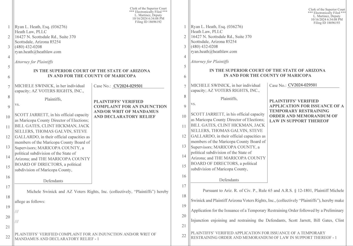 RL9631's tweet image. 🚨The only way to STOP Elections Fraud is for President Trump’s Administration 
assign a Federal Prosecutor and PROSECUTE those Counties officials who have committed crimes.
♦️Maricopa County AZ was fully INVESTIGATED by AZ Election Judge and AZGOP Precinct Committeewoman…