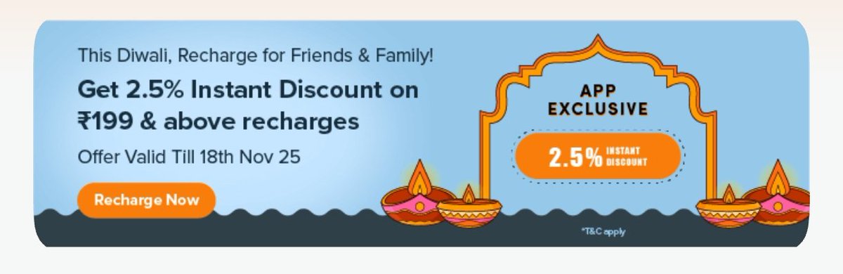 SapRis11's tweet photo. @BSNL_KOTD @BSNLCorporate This is regarding my complaint J291971371373.  I did not receive instant discount of 2.5% for my recharge of ₹897 (done today on 29 Oct) through BSNL self-care app however in the app it says that offer is valid till 18 Nov 2025 https://t.co/FOdKplGIAb