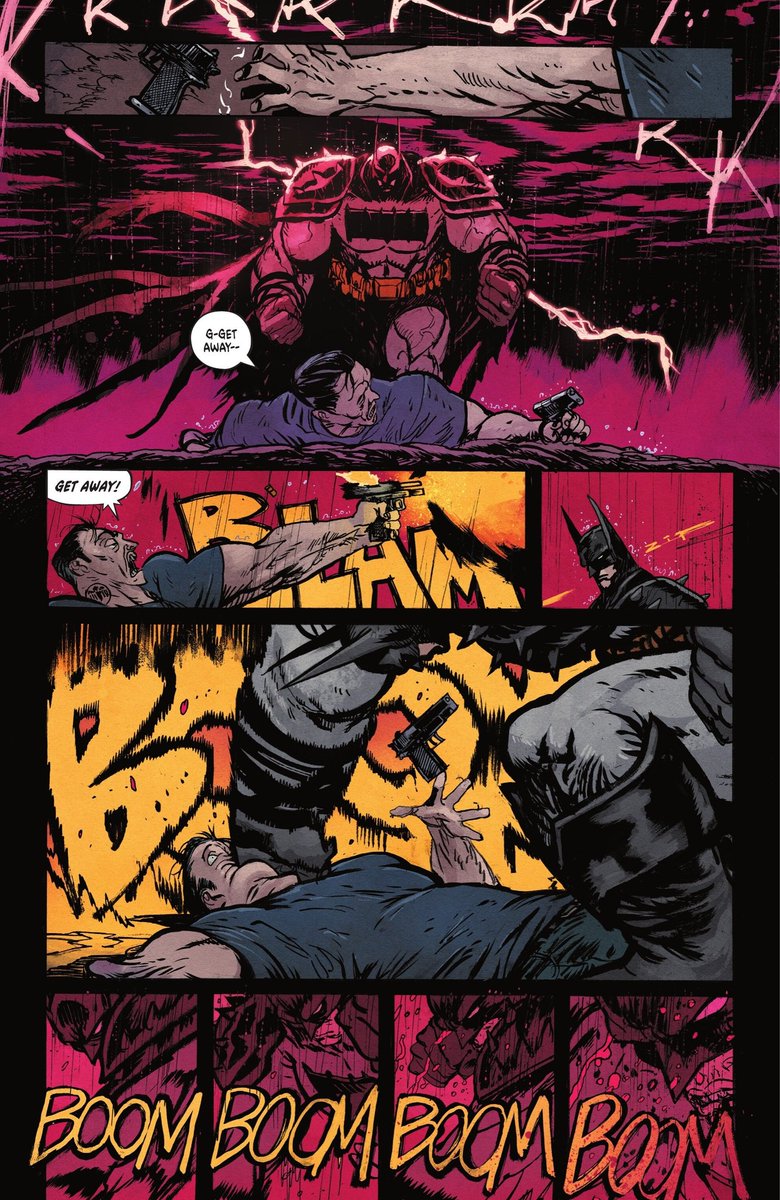 MUITO do caralho a anual de Absolute Batman, ele metendo o lança chamas (não letal) nos naz*