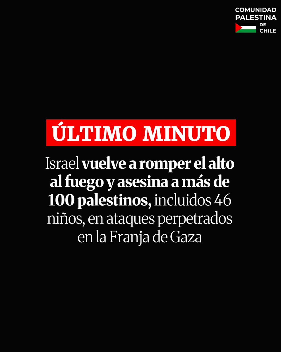 Comunidad Palestina de Chile tweet media