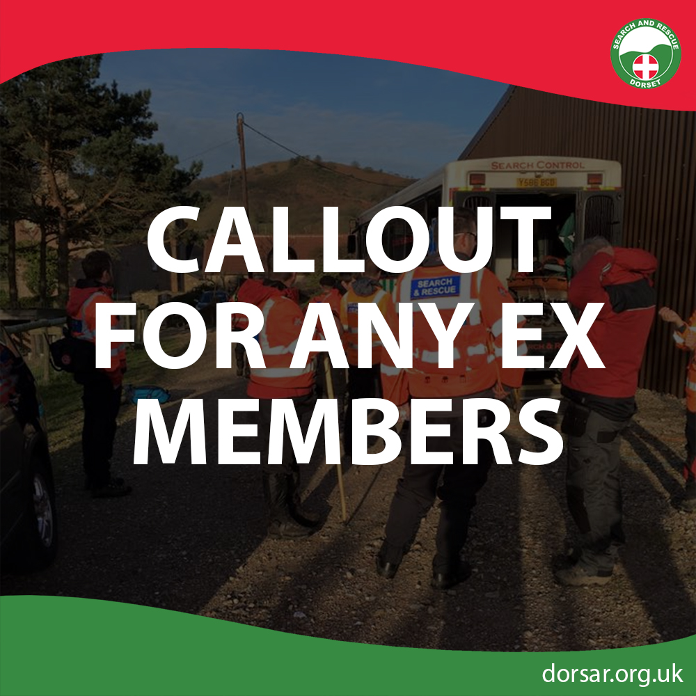 Calling on anyone who has volunteered their time for Dorset Search &amp; Rescue!

We are having a social event on 16/11/25 to celebrate Dorsar past and present and we'd love for you to join us.

If you would like to attend, contact: membership@dorsar.org.uk