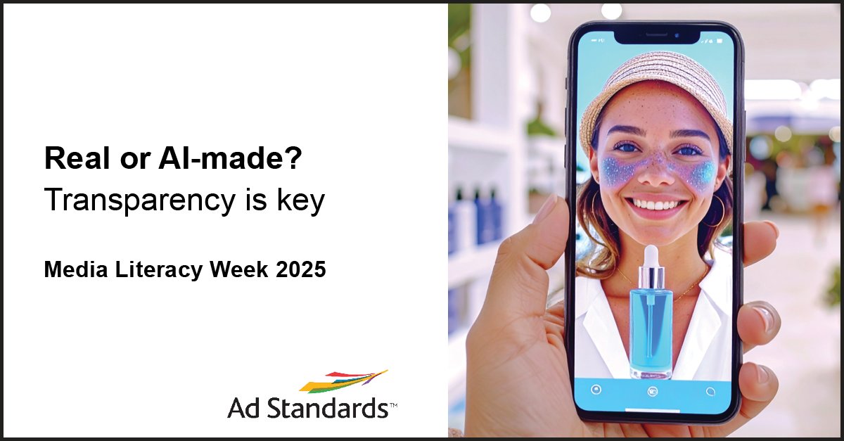 AI is changing influencer marketing. When content is AI-generated or AI-edited, disclosure matters — look for #MadeWithAI or #AIcreated.

Learn more in our updated Influencer Marketing Disclosure Guidelines:   tinyurl.com/yshhtf79

<a href="/MediaSmarts/">MediaSmarts</a> #DigitalCitizenDay